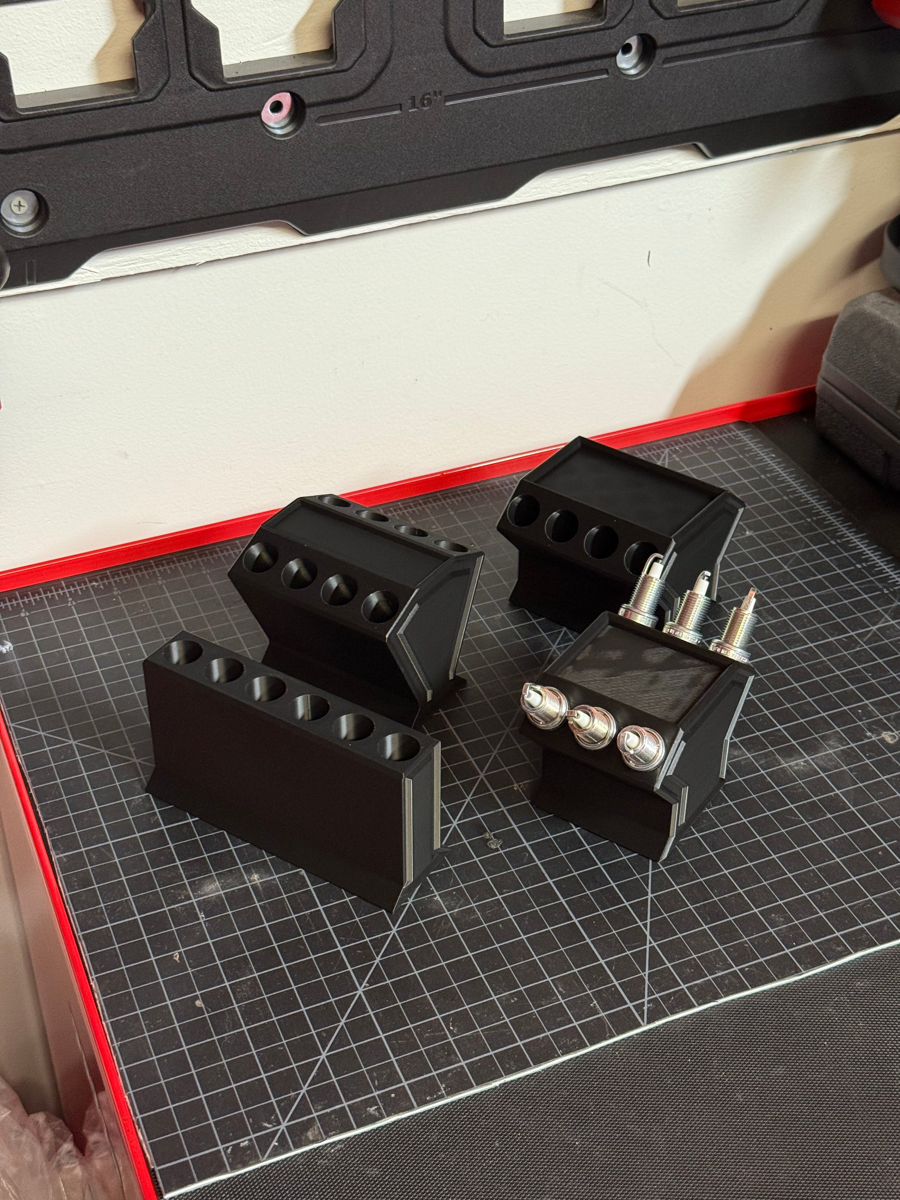Spark Plug Engine-Style Holders