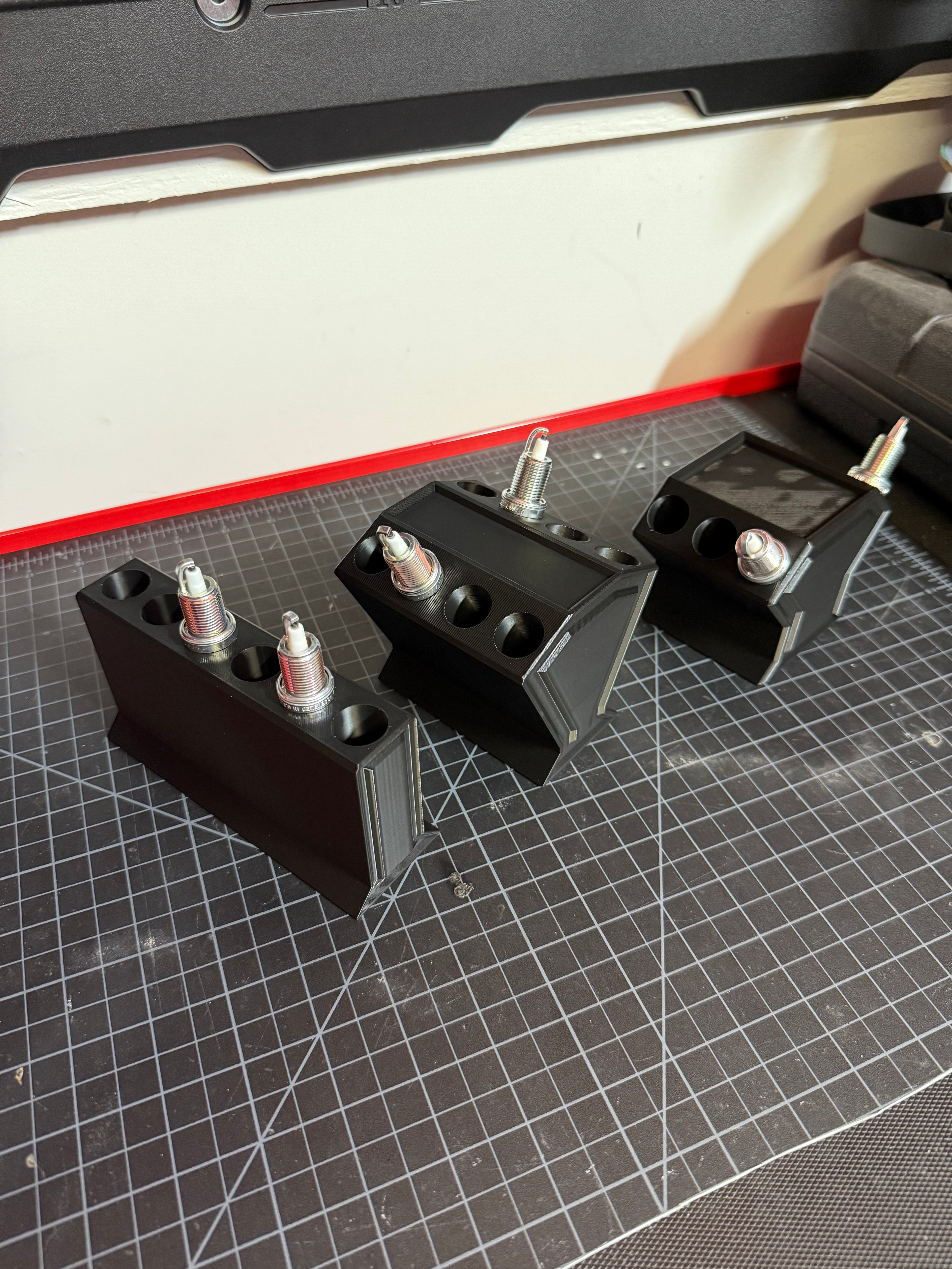 Spark Plug Engine-Style Holders